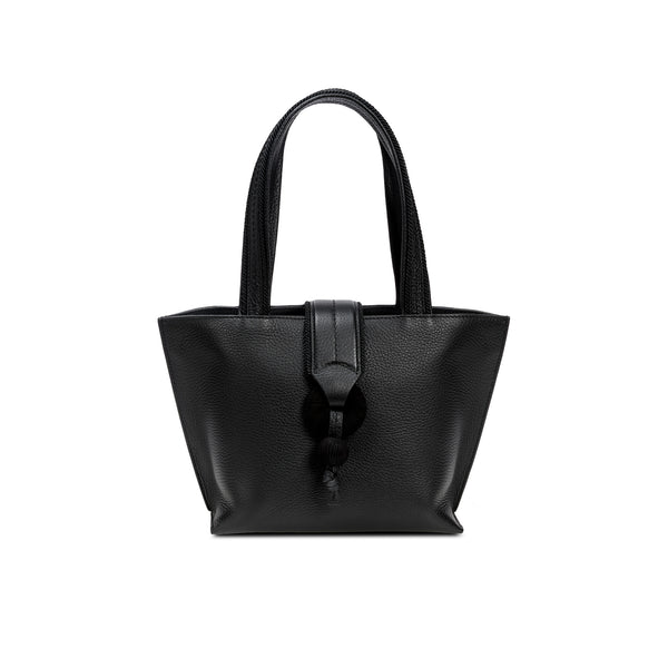 Serena Uziyel Boho Chic Small Black Tote Bag Tote Bag