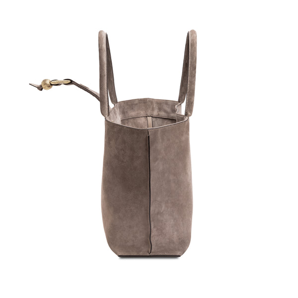Serena Uziyel Boho Chic Taupe Medium Tote Bag Tote Bag
