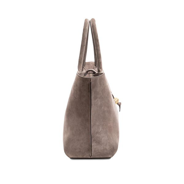 Serena Uziyel Boho Chic Taupe Medium Tote Bag Tote Bag