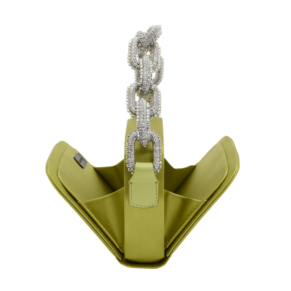 Serena Uziyel Catena Acid Green & Glam Two Sided Bag Handbags