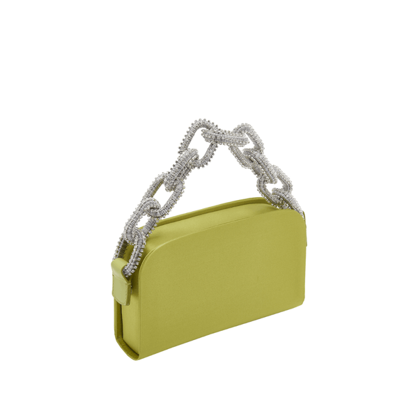 serena uziyel Catena Acid Green & Glam Two Sided Bag Handbags