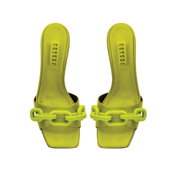 Serena Uziyel Catena Acid Green High-Heel Sandal High-Heels