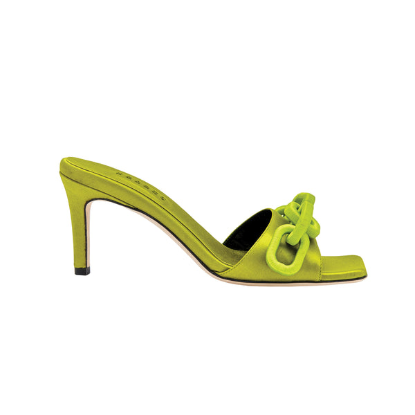 serena uziyel Catena Acid Green High-Heel Sandal High-Heels