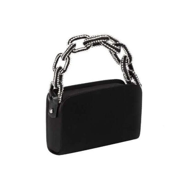 serena uziyel Catena Black Glam Two Sided Bag Handbags