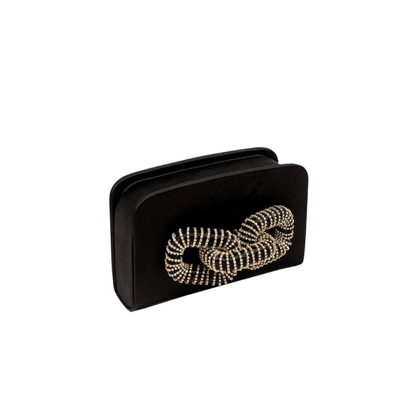 serena uziyel Catena Black & Glam Two Sided Clutch Clutch Bag