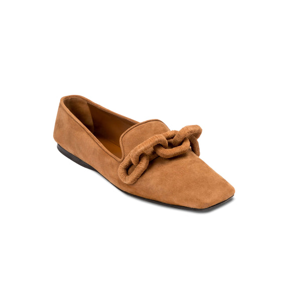 Serena Uziyel Catena Camello Flat Moccasin Moccasin