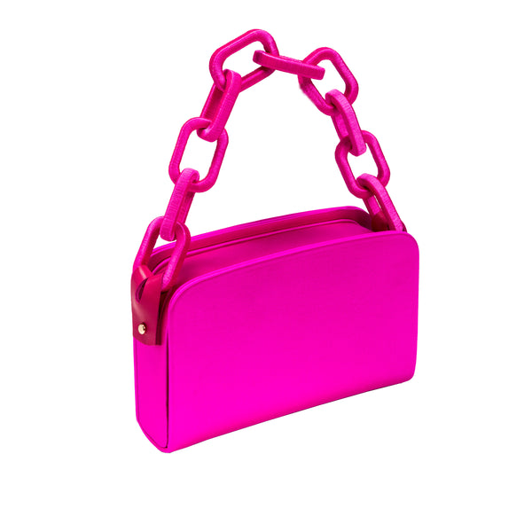 serena uziyel Catena Fuchsia Two Sided Bag Handbags