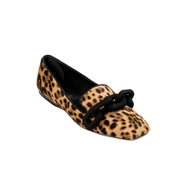 Serena Uziyel Catena Leopard Flat Moccasin Moccasin