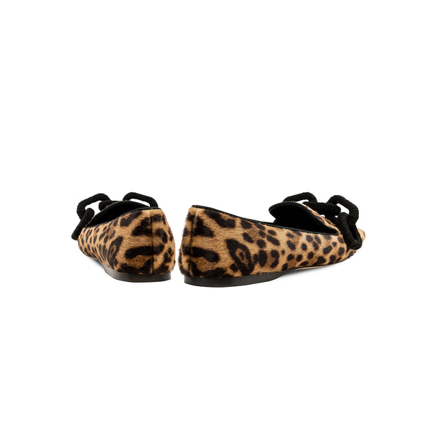 Serena Uziyel Catena Leopard Flat Moccasin Moccasin