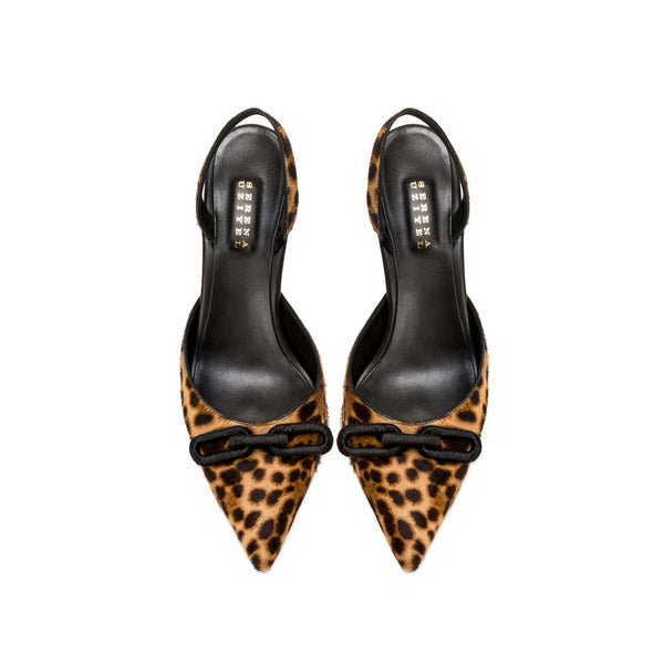 Serena Uziyel Catena Leopard Mid-Heel Slingback Pump Mid-Heels