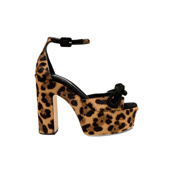 serena uziyel Catena Leopard Platform Ankle Sandal Platforms
