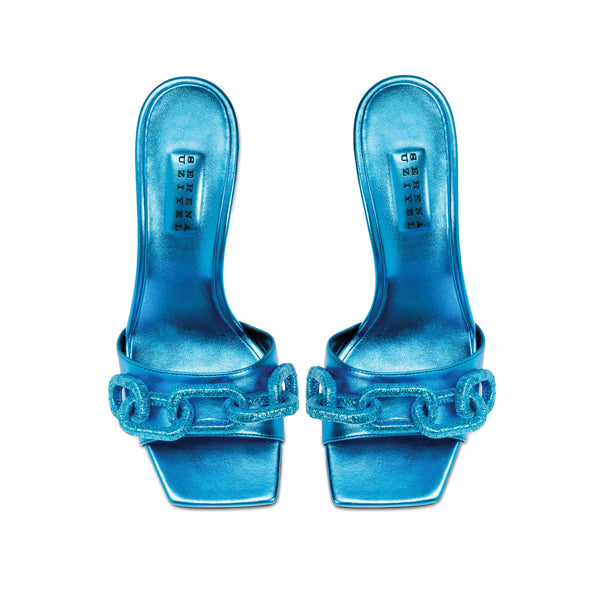 Serena Uziyel Catena Metallic Blue High-Heel Sandal High-Heels