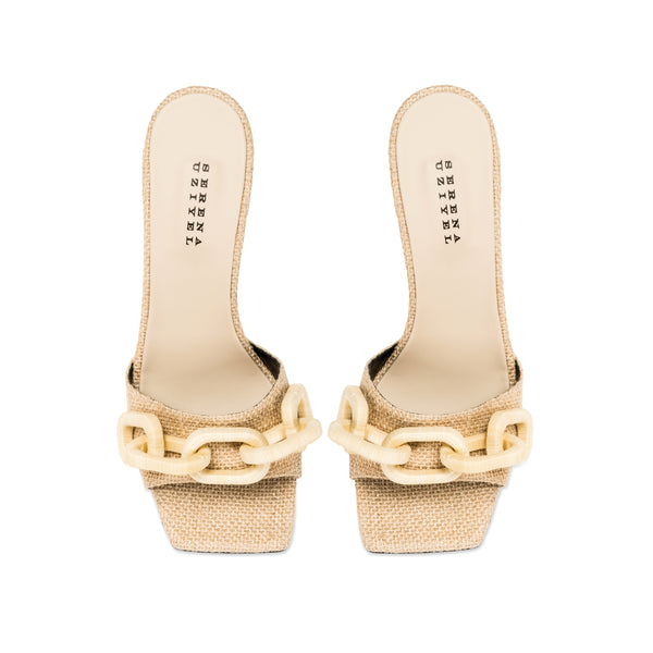Serena Uziyel Catena Natural High-Heel Sandal High-Heels