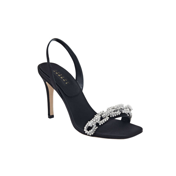 Serena Uziyel Catena Notte Black & Glam High-Heel Slingback Sandal High-Heels