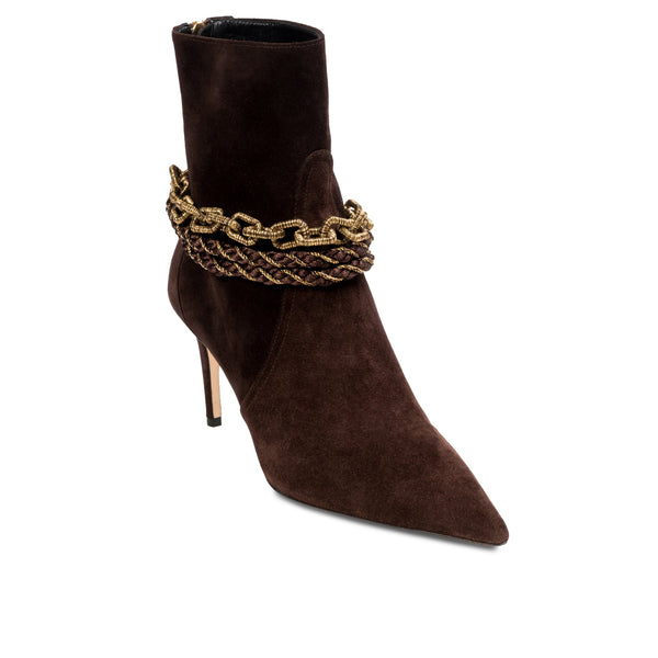 Serena Uziyel Catena Notte Dark Brown Ankle Boot Boots