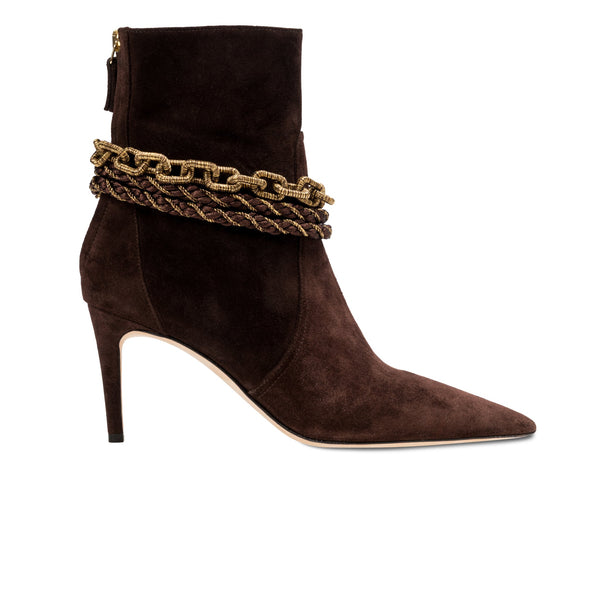 serena uziyel Catena Notte Dark Brown Ankle Boot Boots