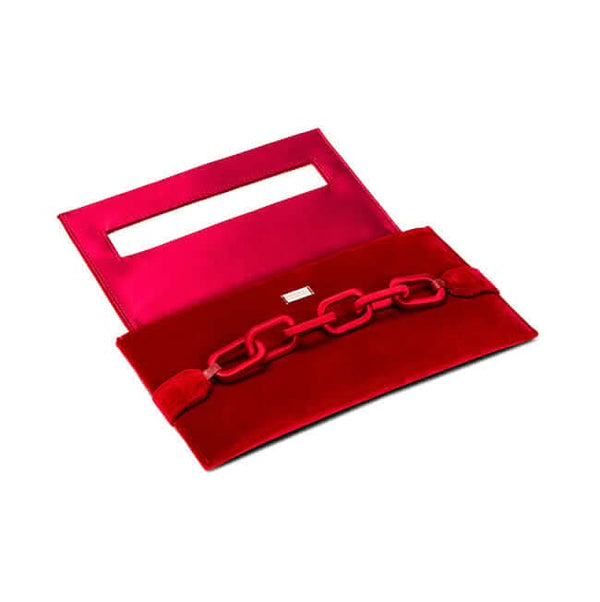 Serena Uziyel Catena Scarlet Envelope Clutch Clutch Bag