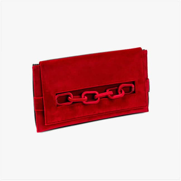 serena uziyel Catena Scarlet Envelope Clutch Clutch Bag