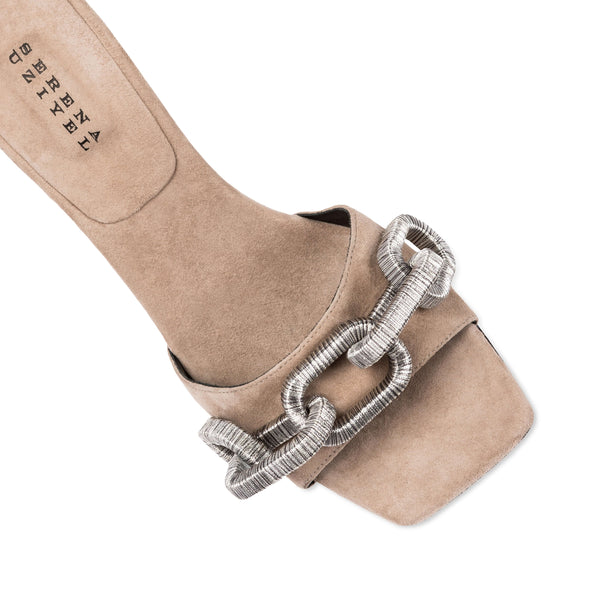 Serena Uziyel Catena Taupe High-Heel Sandal High-Heels