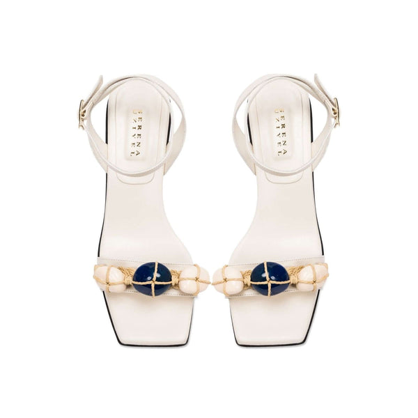 Serena Uziyel Delphine Ankle Mid-Heel Cross Sandal Mid-Heels