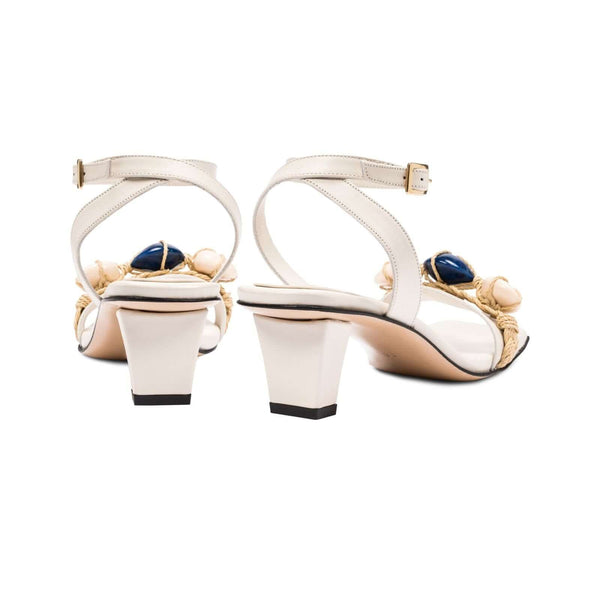 Serena Uziyel Delphine Ankle Mid-Heel Cross Sandal Mid-Heels