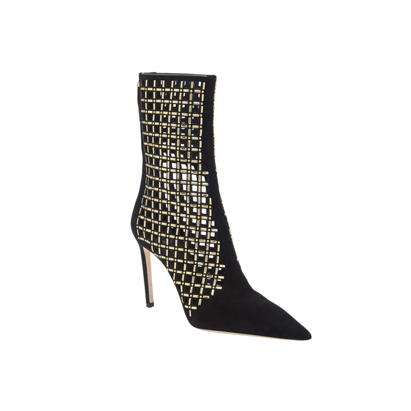Serena Uziyel Elora Black High-Heel Ankle Boot Boots