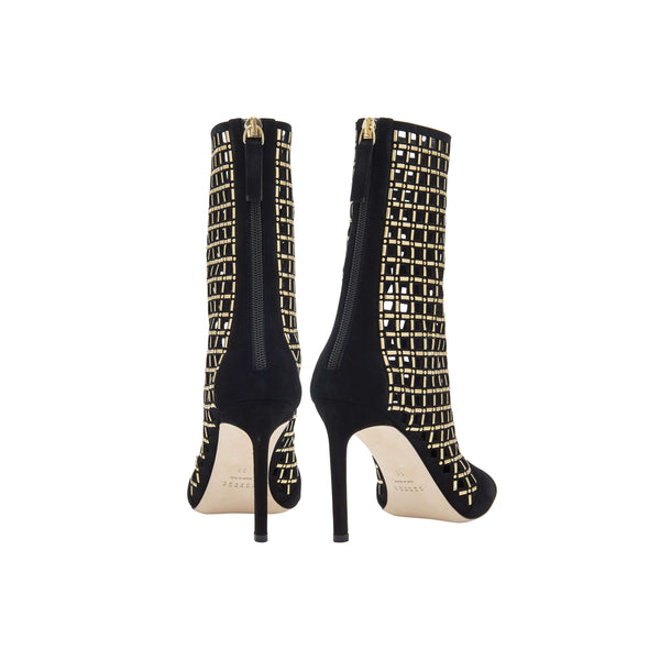 Serena Uziyel Elora Black High-Heel Ankle Boot Boots