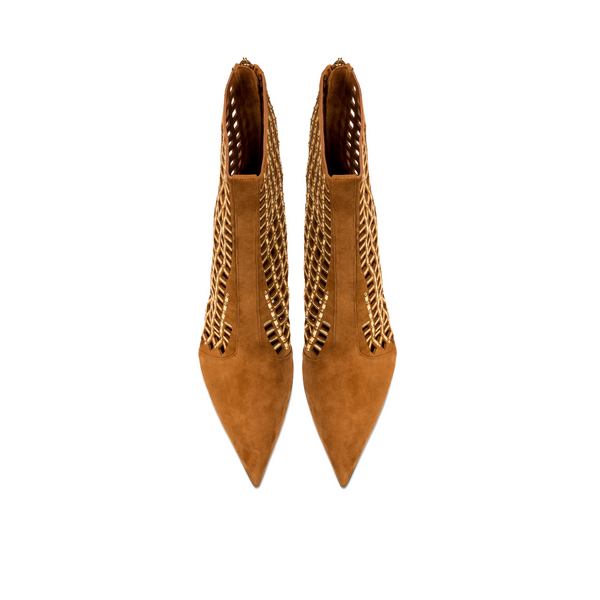 Serena Uziyel Elora Camello High-Heel Ankle Boot Boots