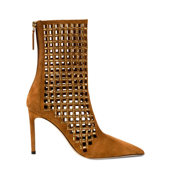 serena uziyel Elora Camello High-Heel Ankle Boot Boots