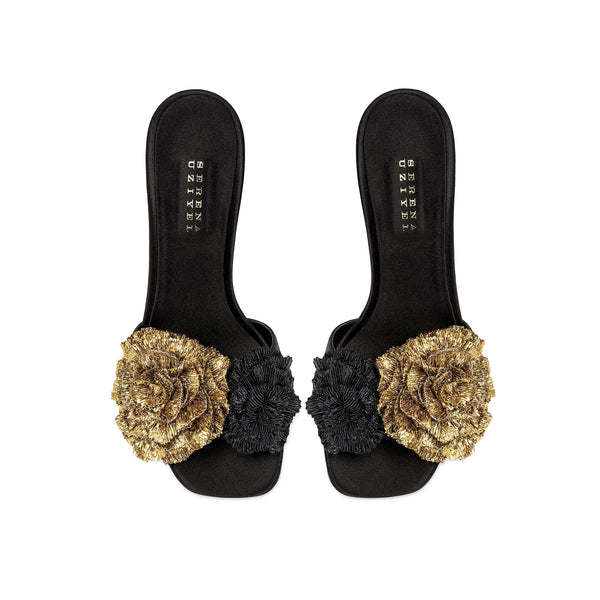 Serena Uziyel Lavinia Black High-Heel Sandal High-Heels