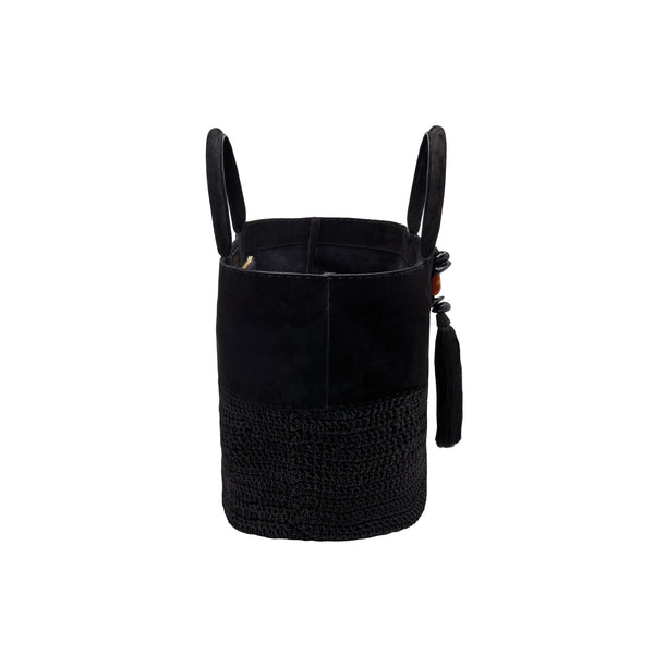 Serena Uziyel Melita Black & Black Large Tote Bag Tote Bag