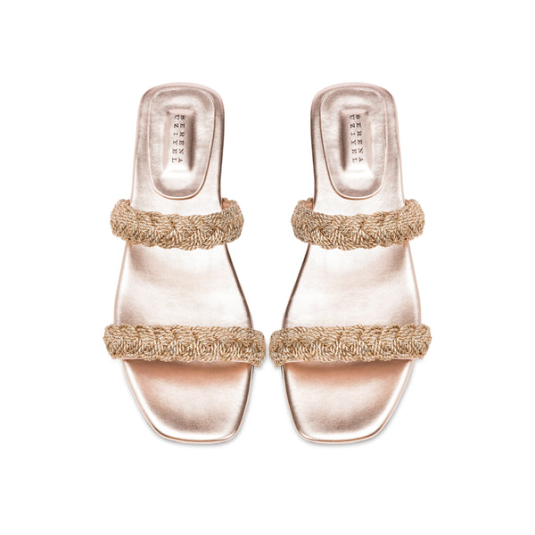 Serena Uziyel Ronda Blush 2 Strap Flat Sandal Flats