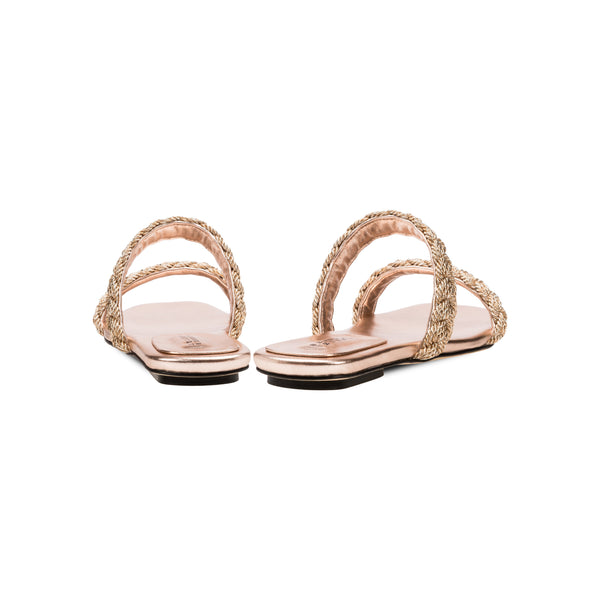 Serena Uziyel Ronda Blush 2 Strap Flat Sandal Flats