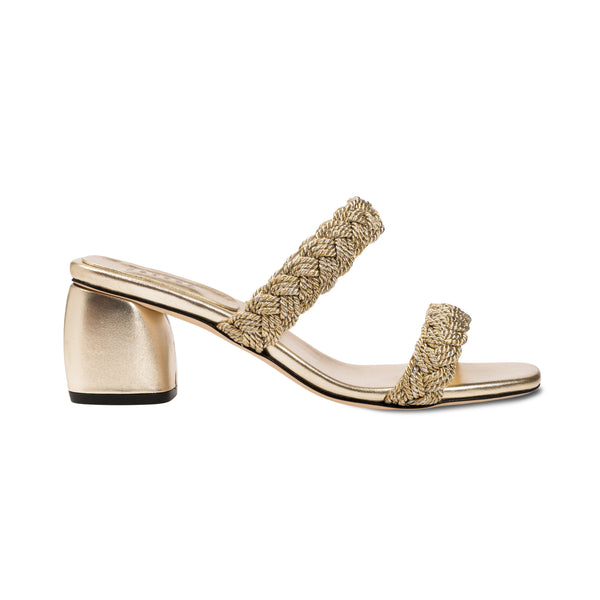 serena uziyel Ronda Sahara Two Strap Mid-Heel Sandal Mid-Heels