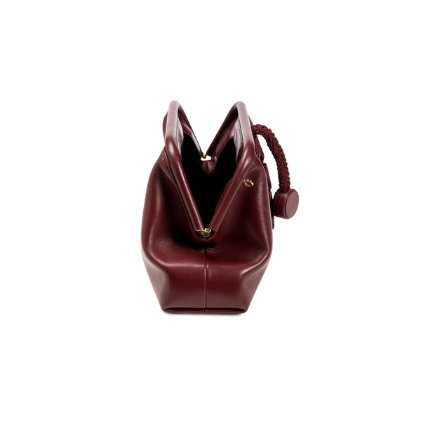 Serena Uziyel Alessa Burgundy Pouch Bag Pouch Bags