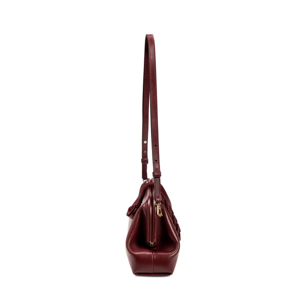 Serena Uziyel Alessa Burgundy Pouch Bag Pouch Bags