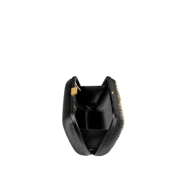 Serena Uziyel Arinna Black Clutch Clutch Bag