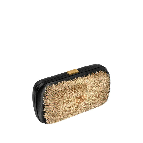 serena uziyel Arinna Black Clutch Clutch Bag
