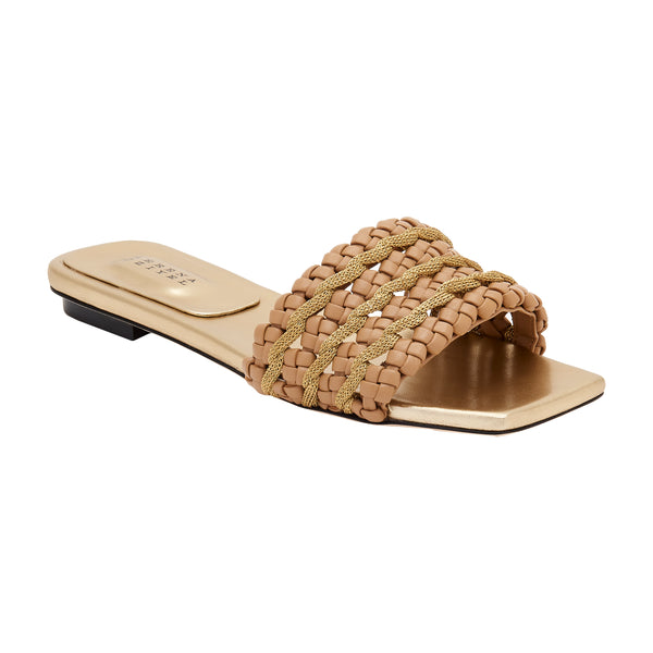 Serena Uziyel Aurnia Gold 10MM Sandal Flats