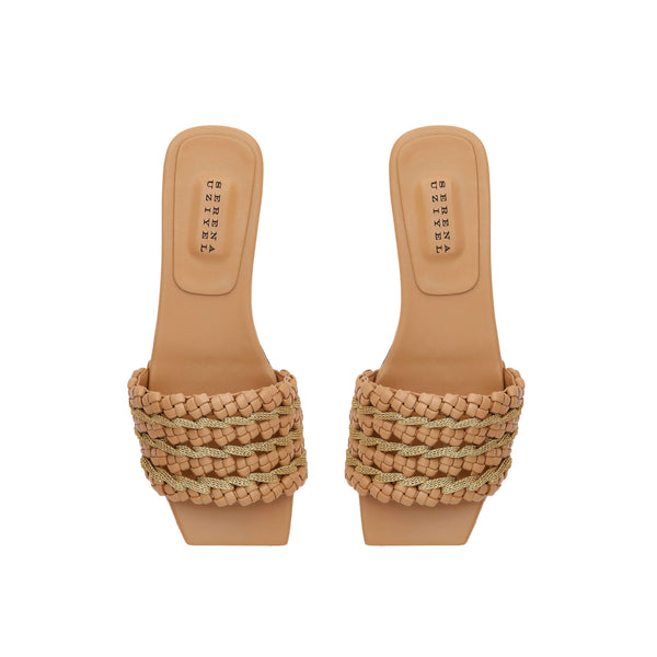 Serena Uziyel Aurnia Latte Flat Sandal Flats