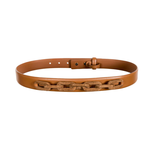 serena uziyel Catena Belt Camello
