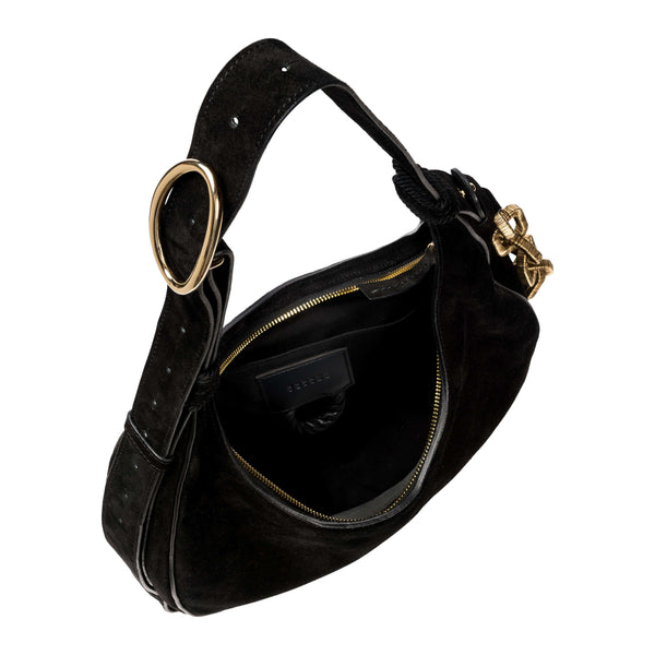 Serena Uziyel Catena Black Hobo Bag Hobo