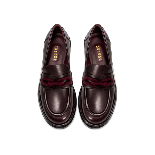 Serena Uziyel Catena Burgundy Moccasin Moccasin