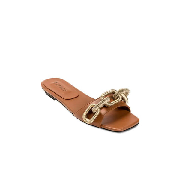 Serena Uziyel Catena Camello Flat Sandal Flats