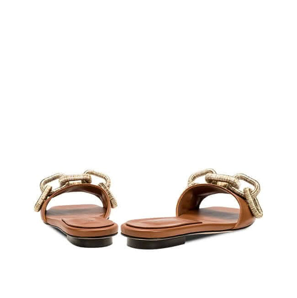 Serena Uziyel Catena Camello Flat Sandal Flats
