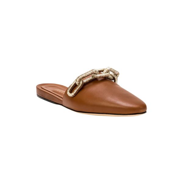 Serena Uziyel Catena Camello Flat Sliperette Flats