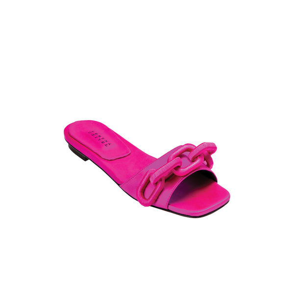 Serena Uziyel Catena Fuchsia Flat Sandal Flats