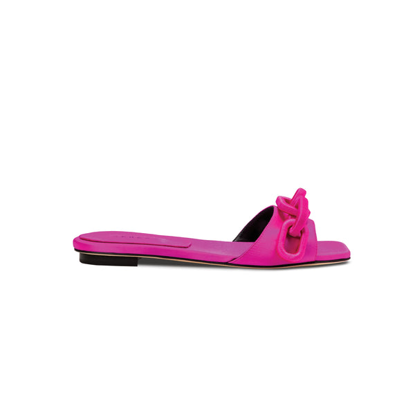serena uziyel Catena Fuchsia Flat Sandal Flats
