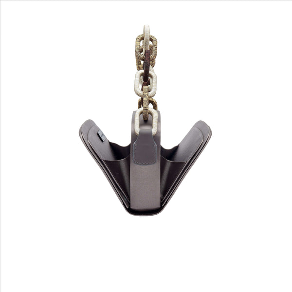 Serena Uziyel Catena Gray Two Sided Bag Handbags