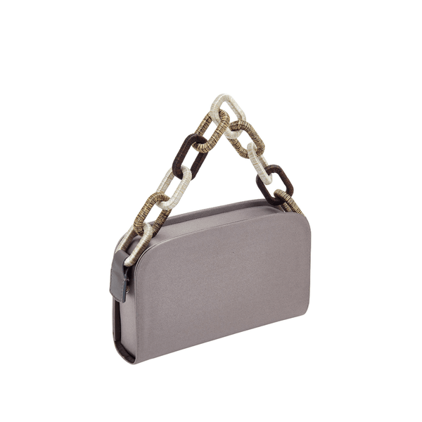 serena uziyel Catena Gray Two Sided Bag Handbags